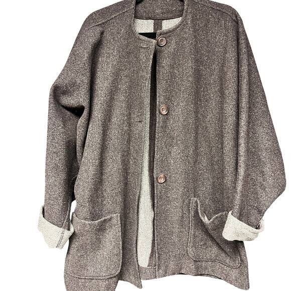 Women's Cotswold Woollen Weavers Cardigan oversized sweater and scarf set M - Picture 5 of 7